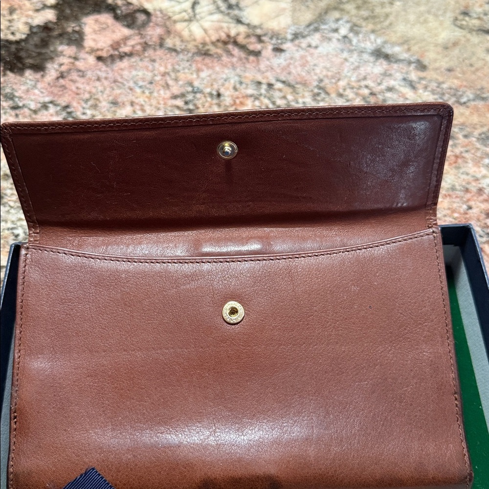 Ralph Lauren Tan Leather Card Holder - Picture 5 of 7